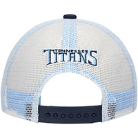 Casquette réglable bleu marine pour jeunes Tennessee Titans Core Lockup Trucker