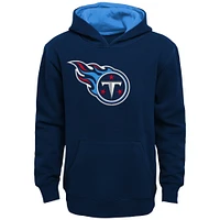 Sweat à capuche bleu marine Tennessee Titans Prime pour jeune