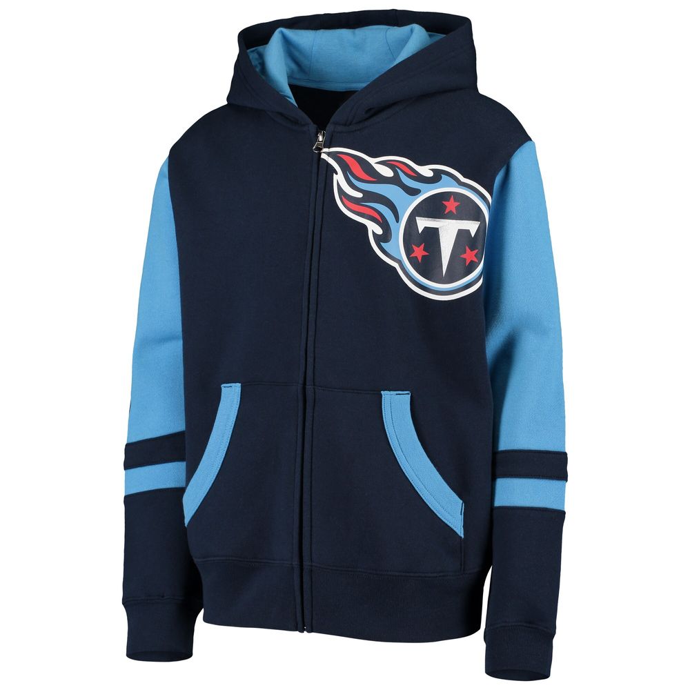 Outerstuff Youth Navy Tennessee Titans Stadium Full-Zip Hoodie