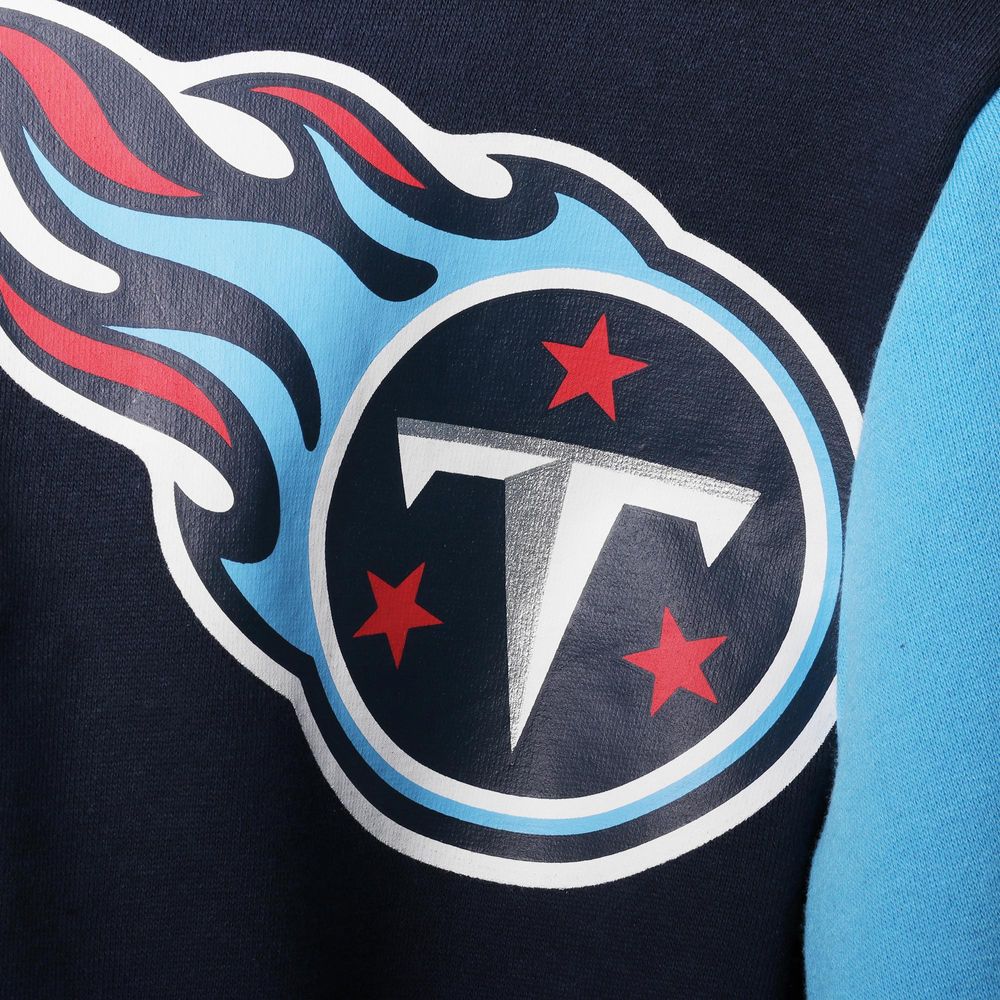 Tennessee Titans Youth Stadium Full-Zip Hoodie - Navy