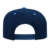 Casquette Snapback à visière plate Tennessee Titans bleu marine pour jeunes