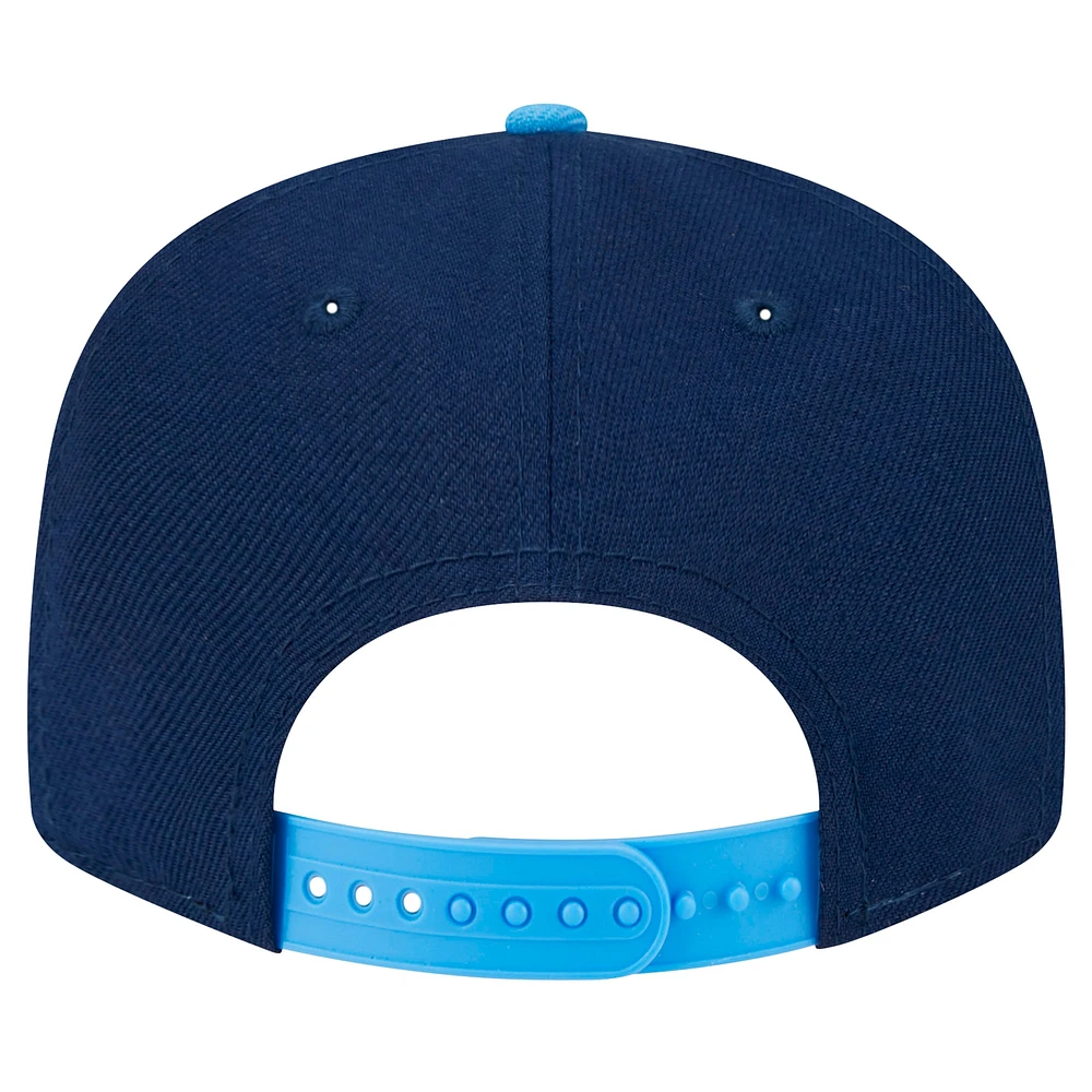 Youth New Era Navy/Light Blue Tennessee Titans Main Two-Tone 9FIFTY Snapback Hat