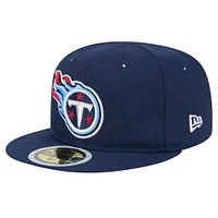 Youth New Era Navy Tennessee Titans  Main 59FIFTY Fitted Hat