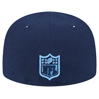 Youth New Era Navy Tennessee Titans  Main 59FIFTY Fitted Hat