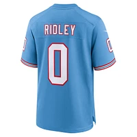 Maillot de jeu alternatif Nike Calvin Ridley bleu clair Tennessee Titans pour jeunes