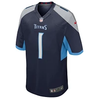 Youth Nike Cameron Ward Navy Tennessee Titans Game Jersey