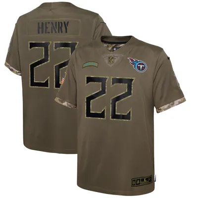 Derrick Henry Tennessee Titans Nike Youth Atmosphere Game Jersey - Gray