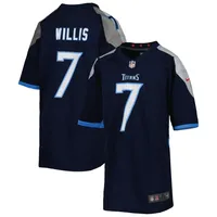 Maillot de match Nike Malik Willis pour jeunes des Titans du Tennessee