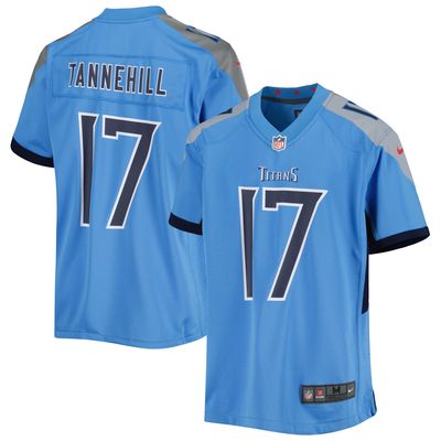 Youth Nike Ryan Tannehill Light Blue Tennessee Titans Game Jersey