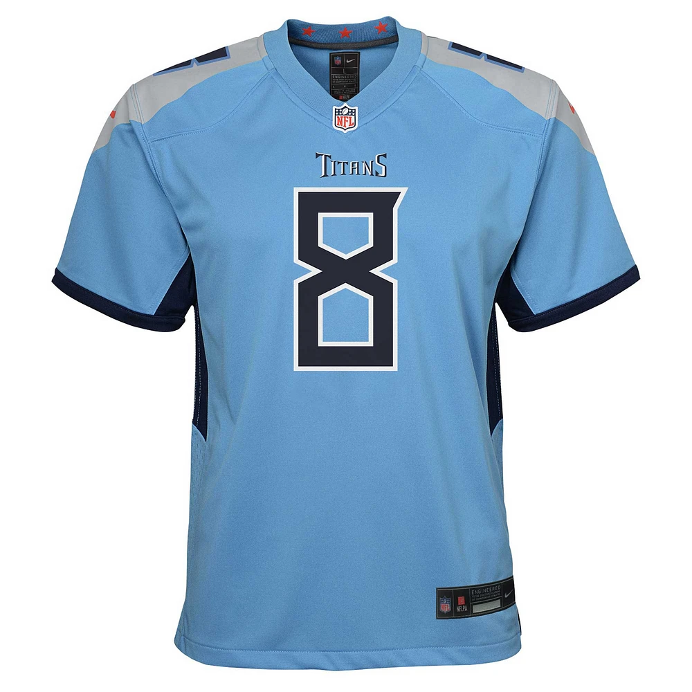 Youth Nike Will Levis Light Blue Tennessee Titans Alternate Game Jersey