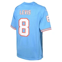 Maillot de jeu Nike Will Levis bleu clair Tennessee Titans Oilers Throwback ALT2 Player Game pour jeune