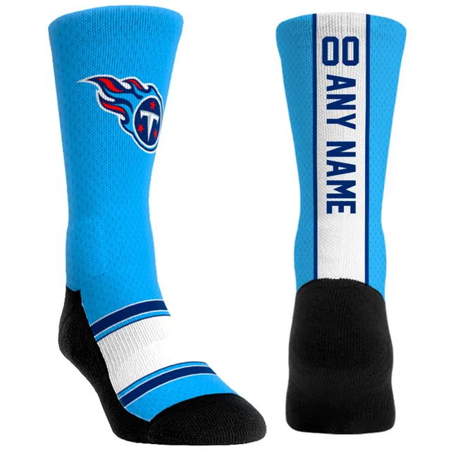 Lids Tennessee Titans Rock Em Socks Youth Custom Jersey Crew Socks