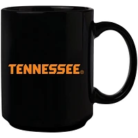 Volontaires noirs du Tennessee 15 oz. Tasse à logo primaire