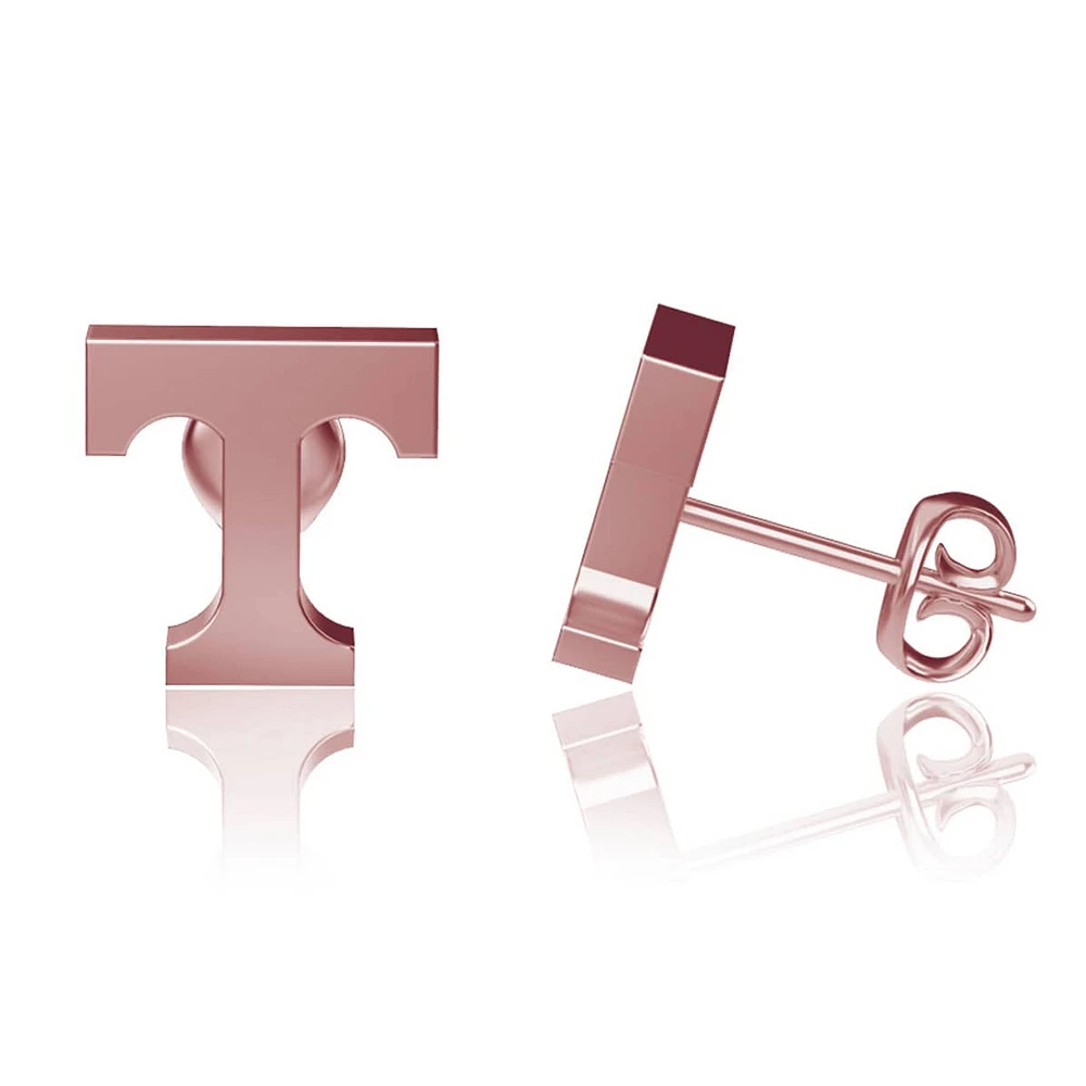 Dayna Designs Tennessee Volunteers Rose Gold Post Earrings