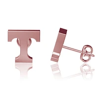 Dayna Designs Tennessee Volunteers Rose Gold Post Earrings