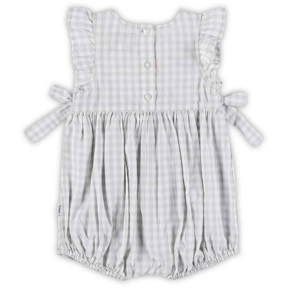 Girls Infant Garb White Tennessee Volunteers Constance Gingham Romper