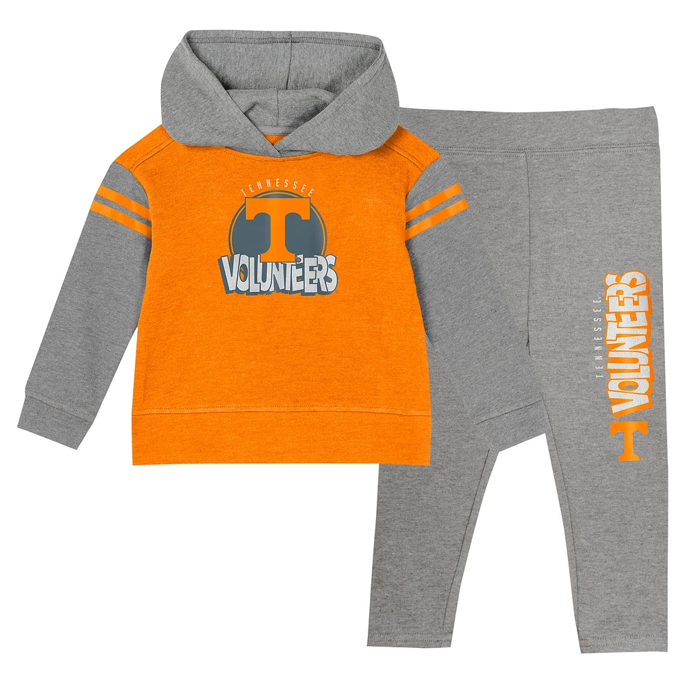 Ensemble sweat à capuche et legging Tennessee Volunteers Clubhouse pour fille Orange