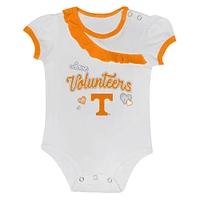 Girls Newborn & Infant Tennessee Volunteers Two-Piece Love My Team Bodysuit Skirt Set