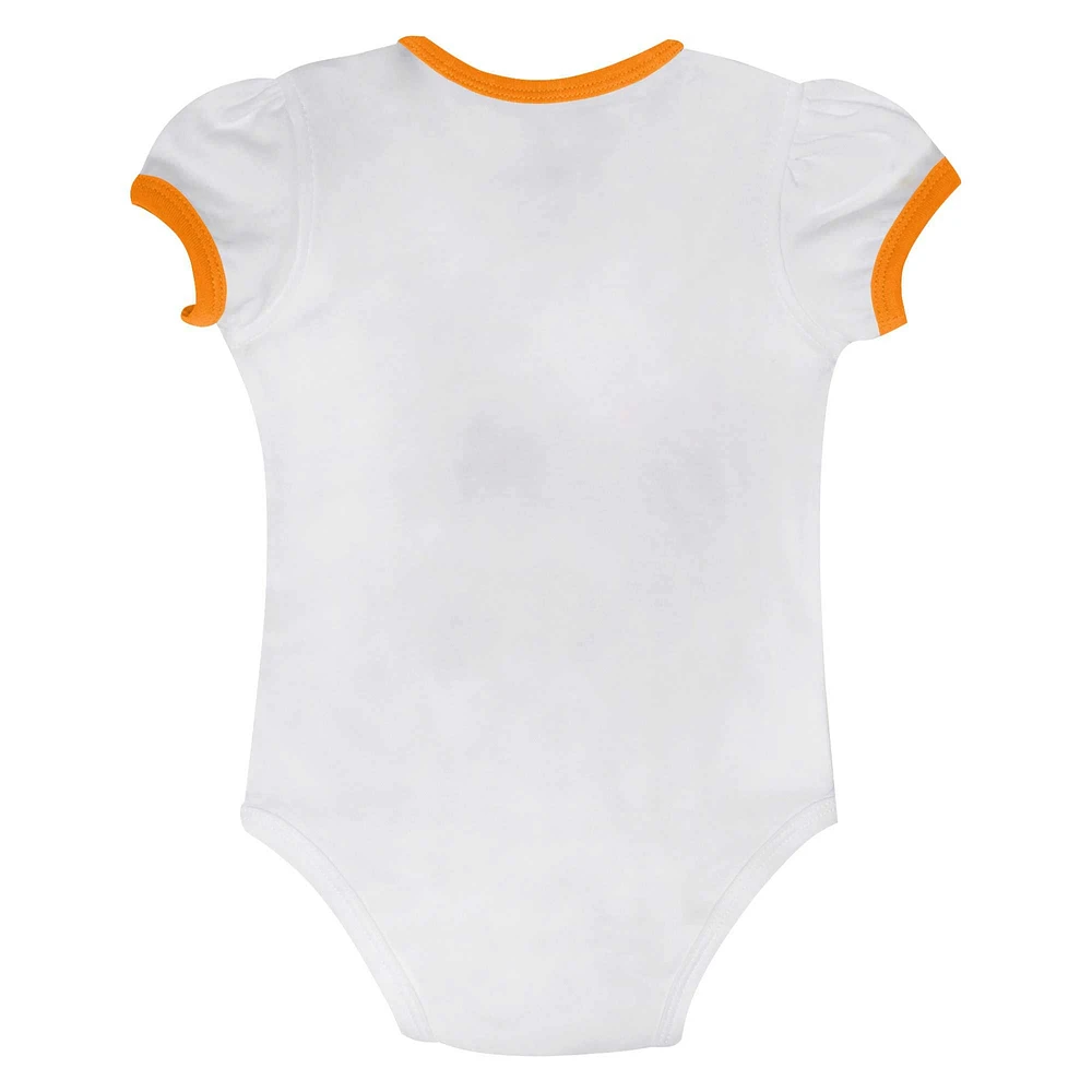 Girls Newborn & Infant Tennessee Volunteers Two-Piece Love My Team Bodysuit Skirt Set