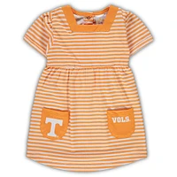 Girl's Toddler Tennessee Orange Volunteers Striped Dress with Pockets