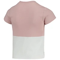 Girls Youth League Collegiate Wear - T-shirt à couleurs contrastées Tennessee Volunteers rose/blanc