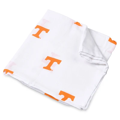 Infant Three Little Anchors White Tennessee Volunteers 47'' x 47'' Muslin Swaddle Blanket