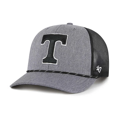 Men's '47  Gray Tennessee Volunteers Carbon Rope Adjustable Hat