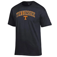 T-shirt noir avec logo Arch Over des Tennessee Volunteers pour homme