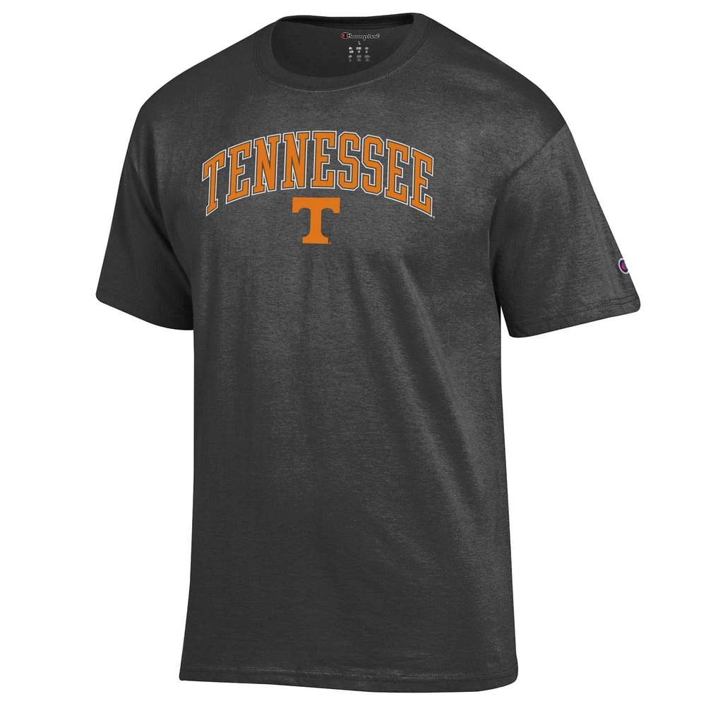 Men's Champion  Charcoal Tennessee Volunteers Arched Logo T-Shirt