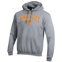 Men's Champion  Heather Gray Tennessee Volunteers Arch Over Logo Pullover Hoodie