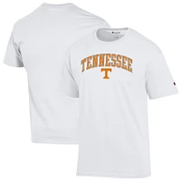 T-shirt blanc avec logo arqué des Tennessee Volunteers pour homme