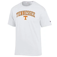 T-shirt blanc avec logo arqué des Tennessee Volunteers pour homme