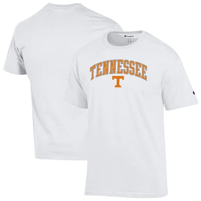 T-shirt blanc avec logo arqué des Tennessee Volunteers pour homme