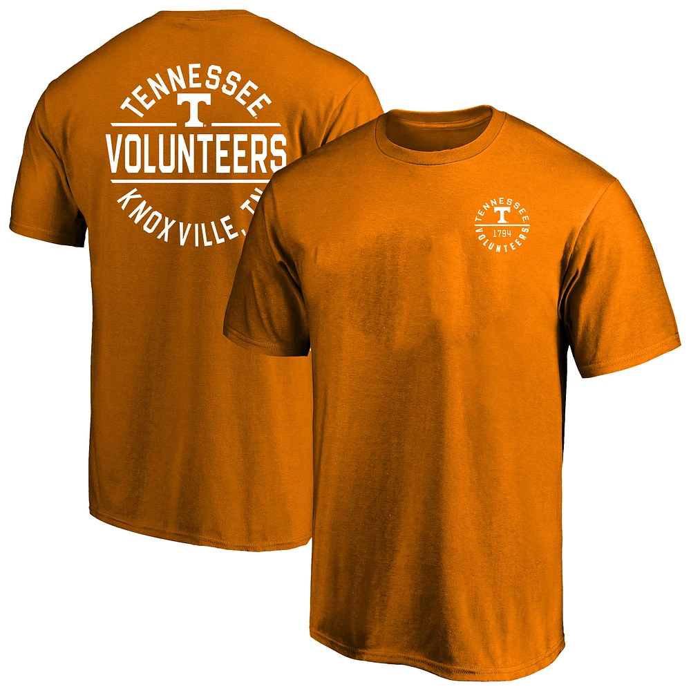 Men's Fanatics  Tennessee Orange Volunteers Big & Tall Fast Break 2 Hit T-Shirt