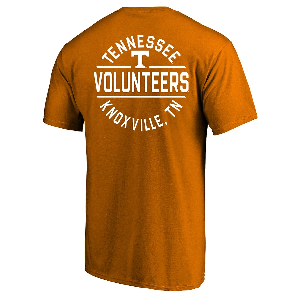 Men's Fanatics  Tennessee Orange Volunteers Big & Tall Fast Break 2 Hit T-Shirt