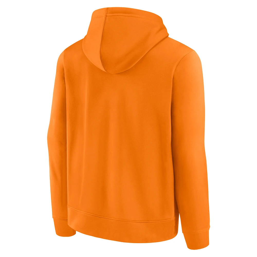 Men's Fanatics  Tennessee Orange Volunteers Fleece Pullover Hoodie