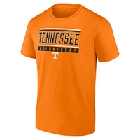T-shirt à rayures et blocs Fundamentals Tennessee Volunteers Orange pour hommes Fanatics