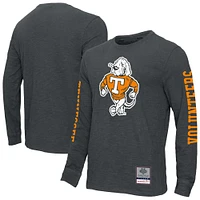 T-shirt à manches longues pour homme Mitchell & Ness Charcoal Tennessee Volunteers Team Pride