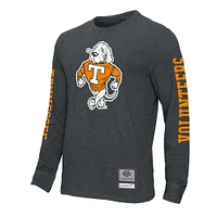 T-shirt à manches longues pour homme Mitchell & Ness Charcoal Tennessee Volunteers Team Pride