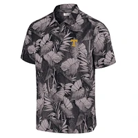 Men's Tommy Bahama  Black Tennessee Volunteers Coast Nuevo Fronds Camp Button-Up Top