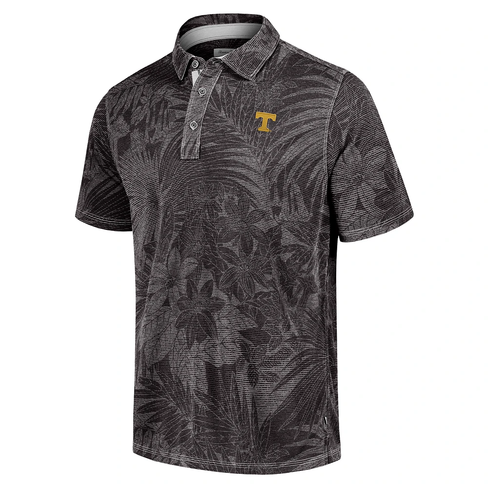 Men's Tommy Bahama  Black Tennessee Volunteers Sport Santiago Paradise Polo