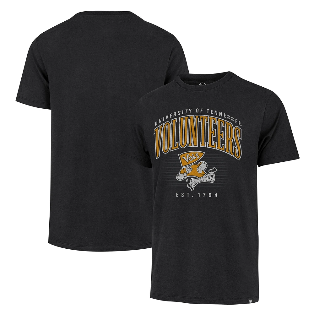 T-shirt Franklin à double en-tête '47 Black Tennessee Volunteers pour hommes