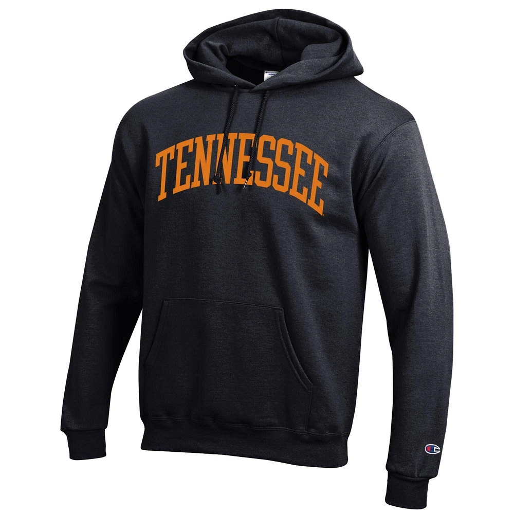 Sweat à capuche en polaire Basic Arch pour homme Champion Black Tennessee Volunteers