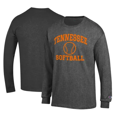 Tennessee Lady Vols Champion Primary Team Logo Icon Softball Powerblend Long Sleeve T-Shirt