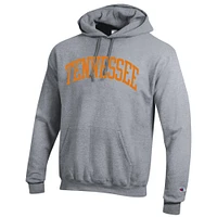 Men's Champion  Heather Gray Tennessee Volunteers Basic Arch Fleece Pullover Hoodie