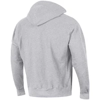 Men's Champion Heathered Gray Tennessee Volunteers Big & Tall Reverse Weave Fleece Pullover Hoodie Sweatshirt