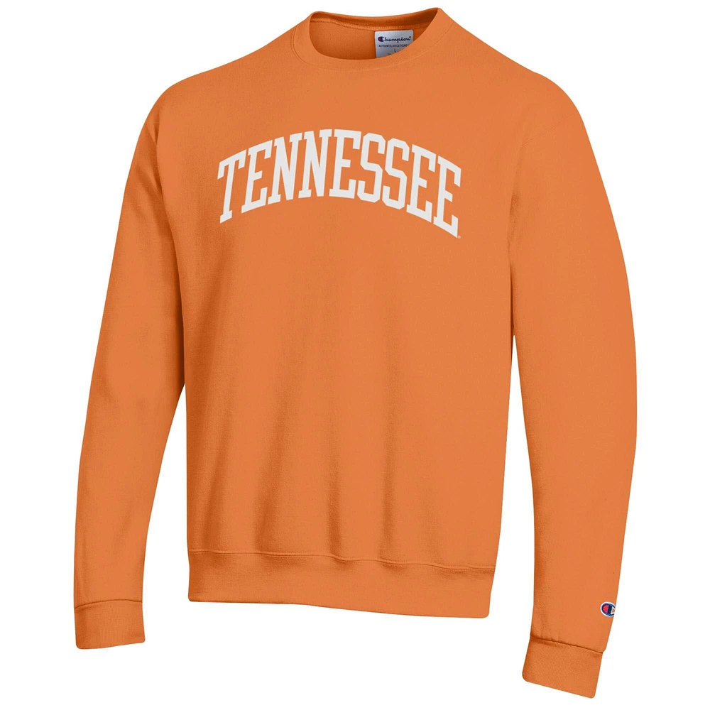 Men's Champion  Tennessee Orange Volunteers Basic Arch Fleece Pullover Sweatshirt