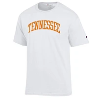 Men's Champion  White Tennessee Volunteers Basic Arch T-Shirt