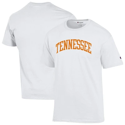 Men's Champion  White Tennessee Volunteers Basic Arch T-Shirt