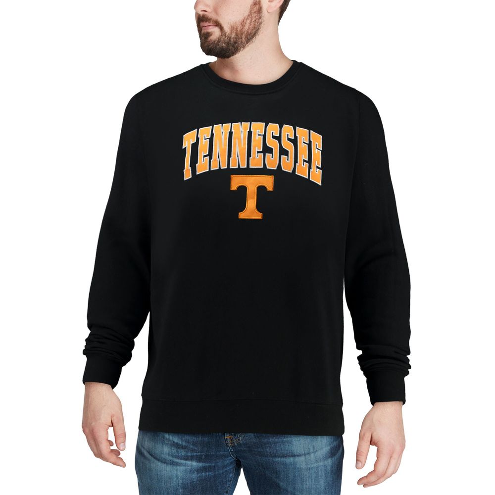 Men's Colosseum Tennessee Volunteers Arch & Logo Crew Neck Sweatshirt